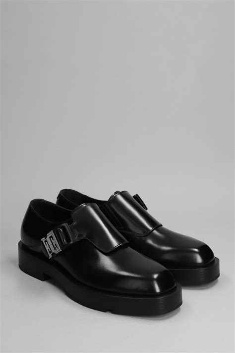 Givenchy Squared Buckle Derby in Black 